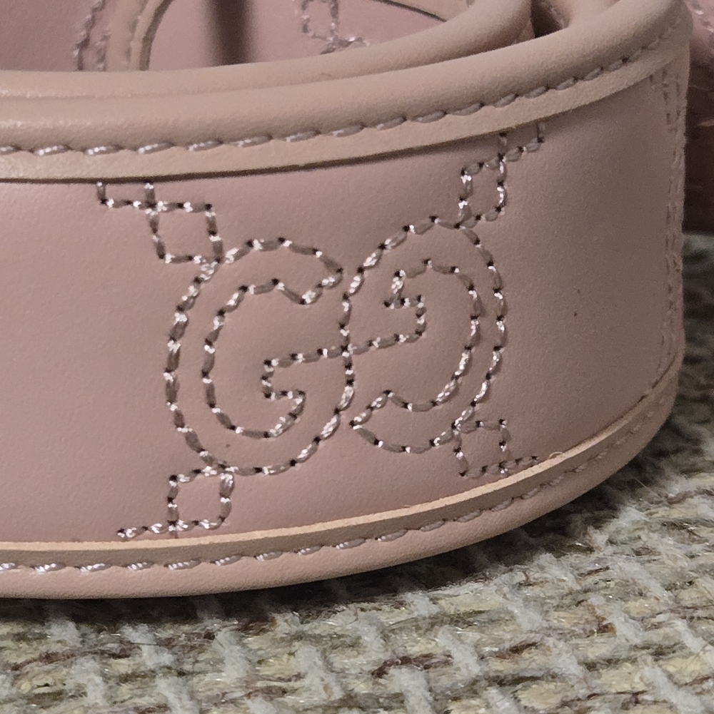 New Pink GG Style Belt - Picture 5 of 5